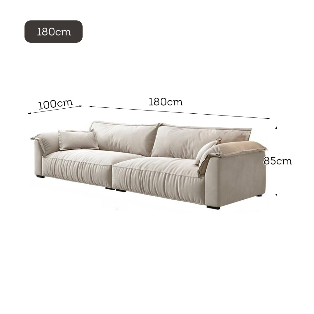LUXORA S1099 180/220cm Length Tech Fabric Sofa Solid Wood Frame