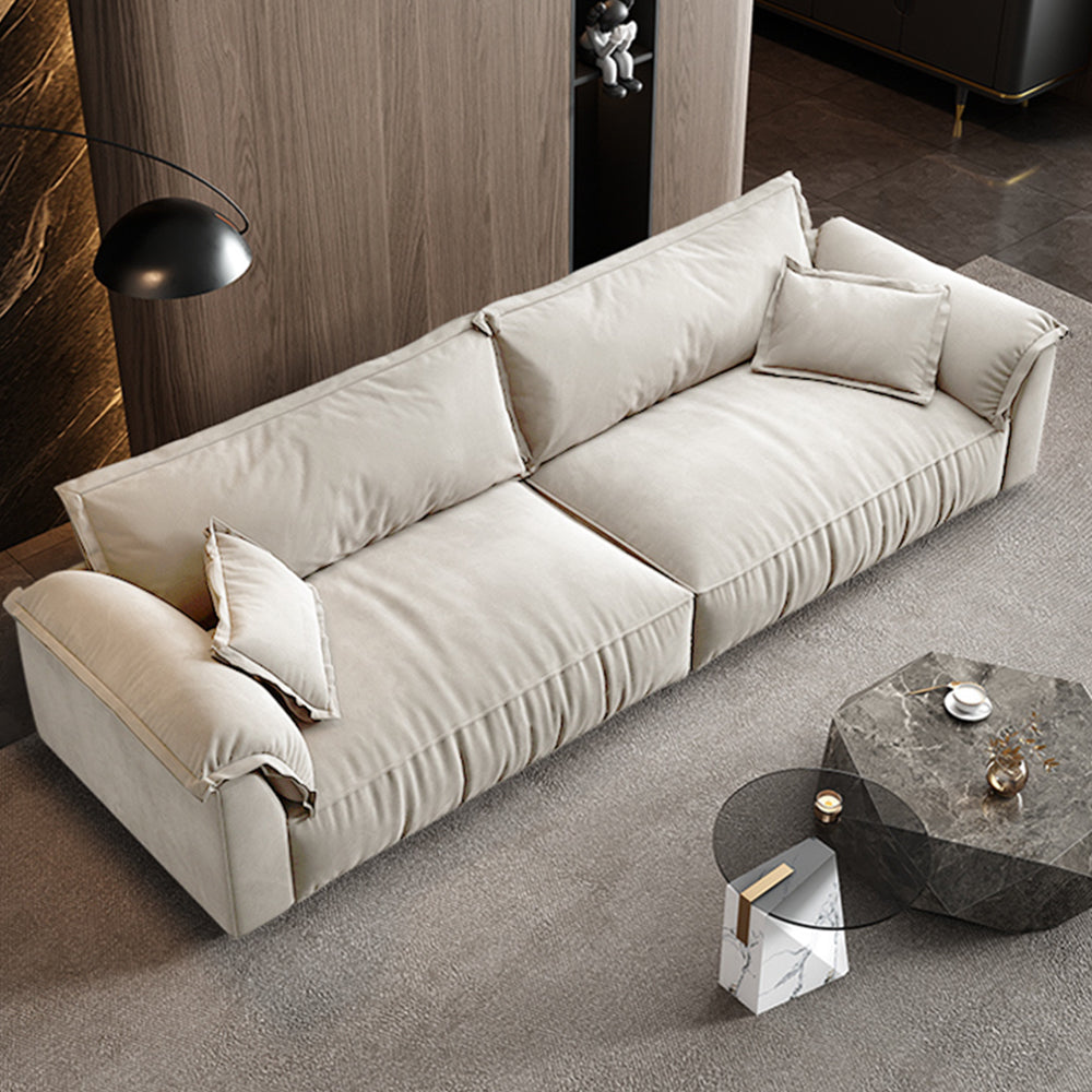 LUXORA S1099 180/220cm Length Tech Fabric Sofa Solid Wood Frame