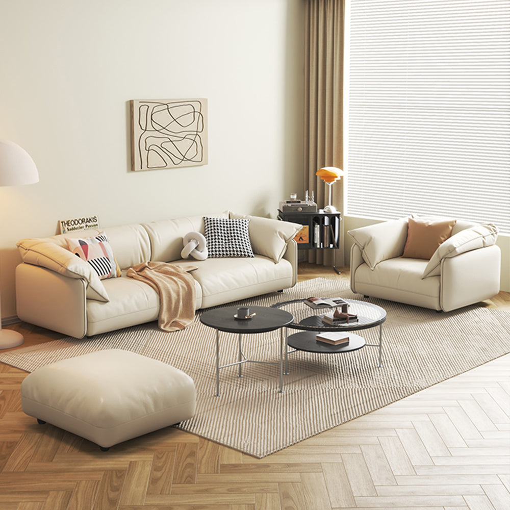 LUXORA S1100 190/220CM Length Tech Fabric Sofa Solid Wood Frame