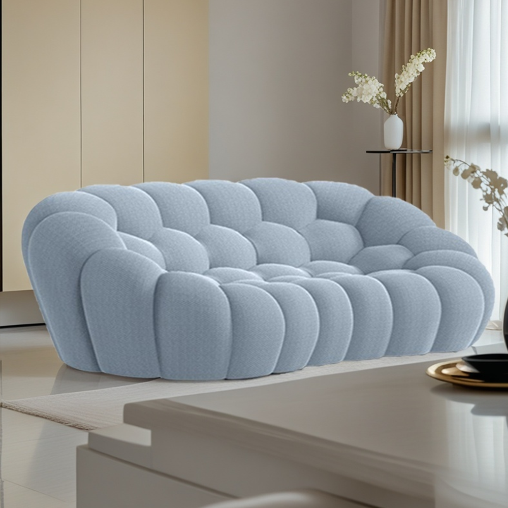 LUXORA S1175 200/250CM 3D Fabric Curved Shell Sofa