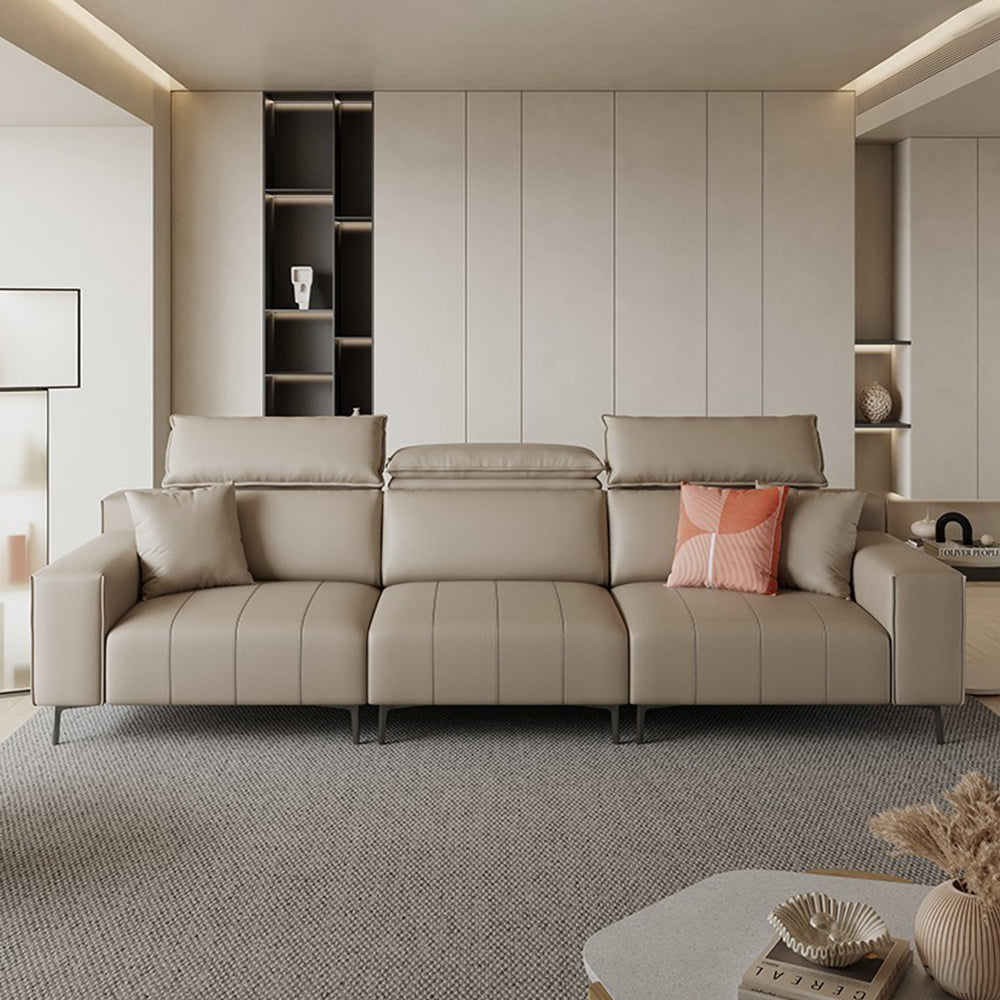 LUXORA S1191 220cm Length Tech Fabric Sofa Solid Wood Frame