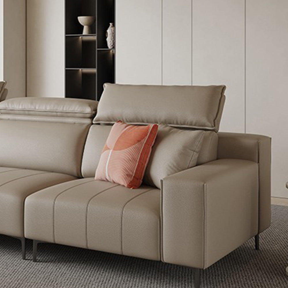 LUXORA S1191 220cm Length Tech Fabric Sofa Solid Wood Frame