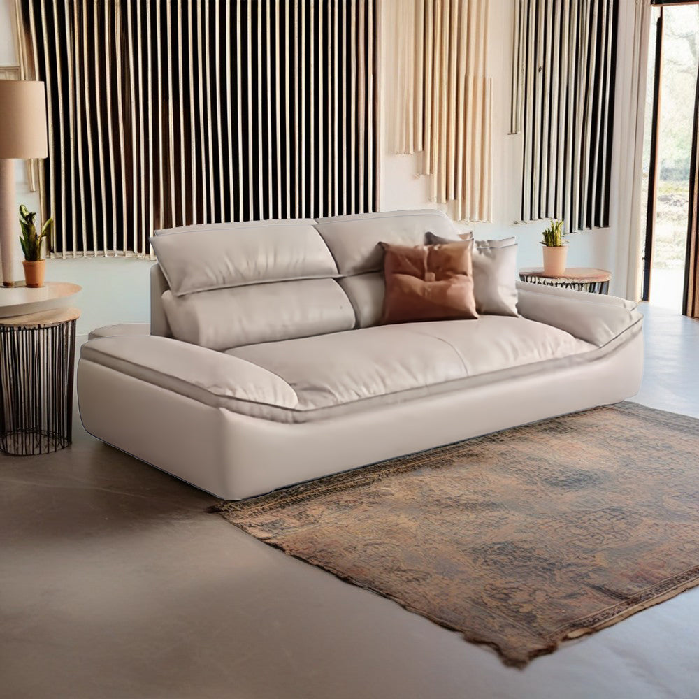 LUXORA S1220 180/220cm Length Tech Fabric Sofa Movable Backrest