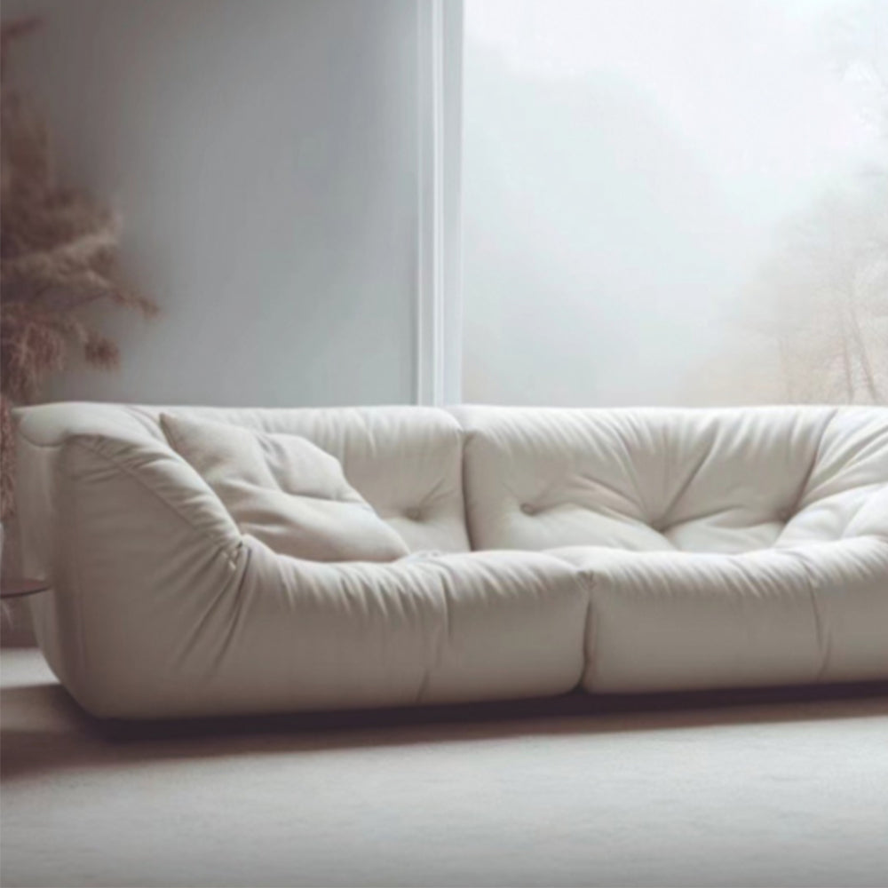 LUXORA S1227 220cm Length Tech Fabric Sofa Solid Wood Frame