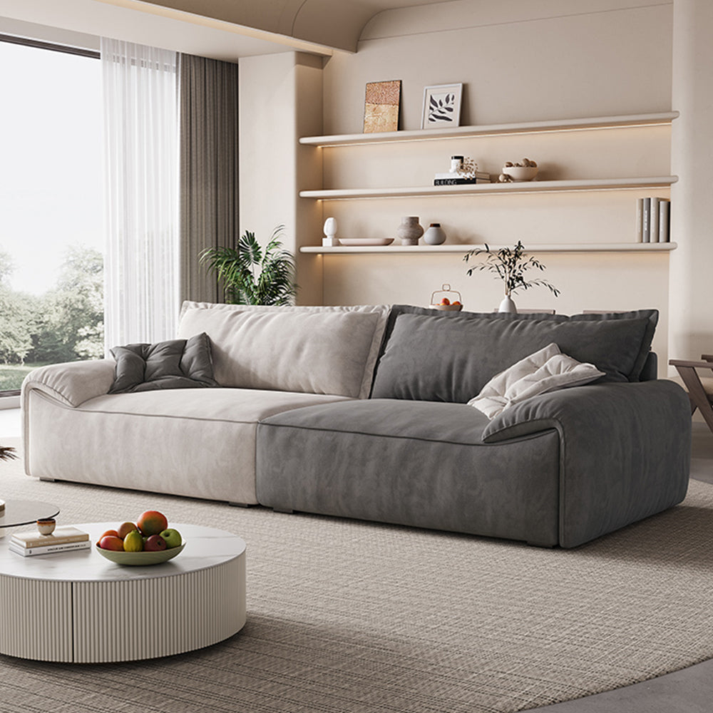 LUXORA S1245 240cm Length Tech Fabric Sofa Modern Minimalist Style