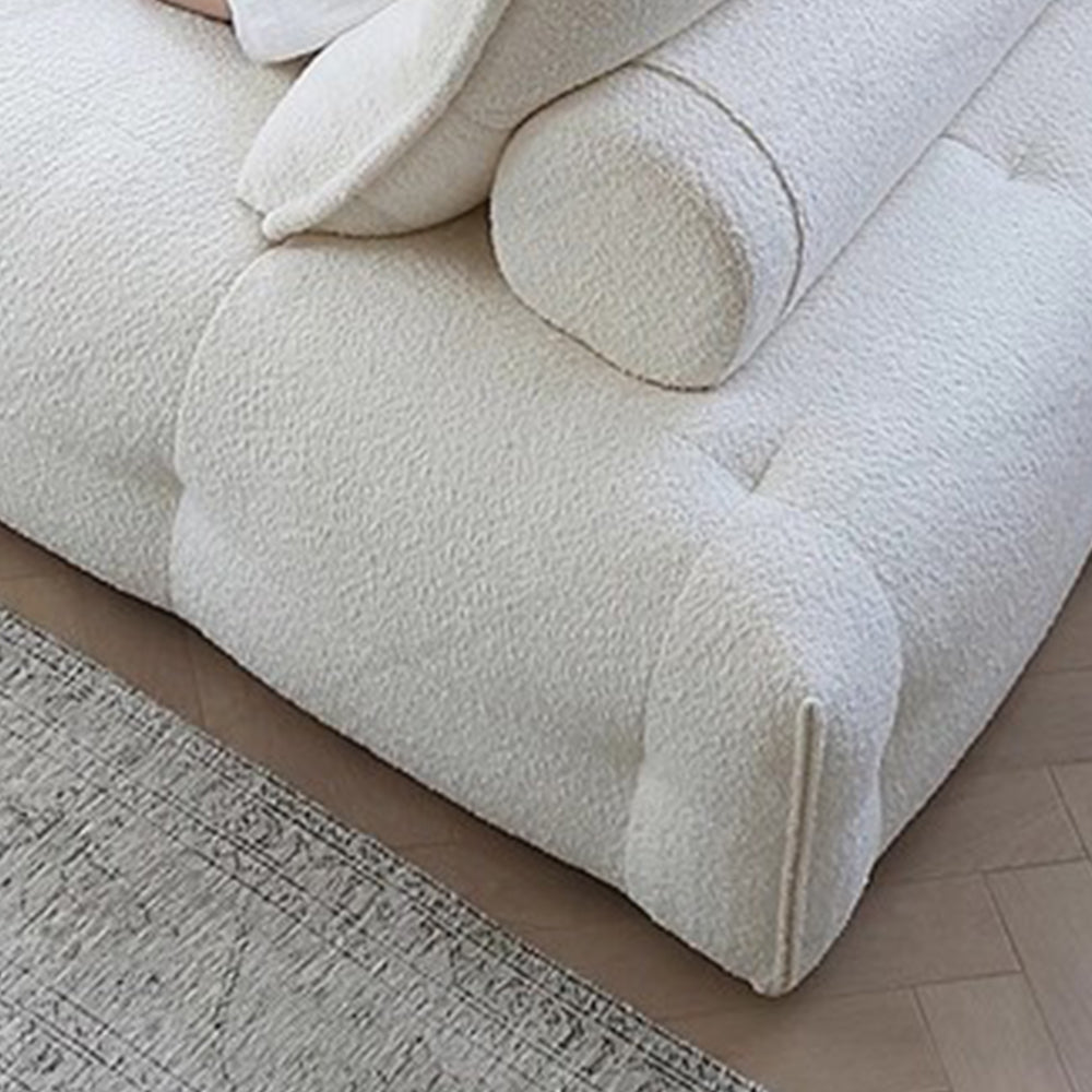 LUXORA S1298 105/120cm Length Tech Fabric Sofa Solid Wood Frame