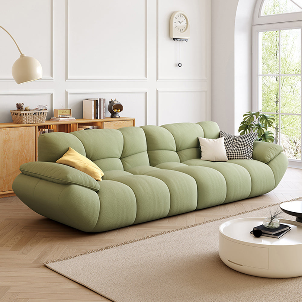 LUXORA S1317 220/250cm Length Tech Fabric Sofa Solid Wood Frame