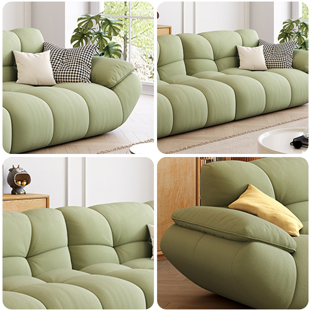 LUXORA S1317 220/250cm Length Tech Fabric Sofa Solid Wood Frame