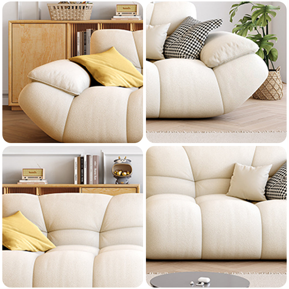 LUXORA S1317 220/250cm Length Tech Fabric Sofa Solid Wood Frame