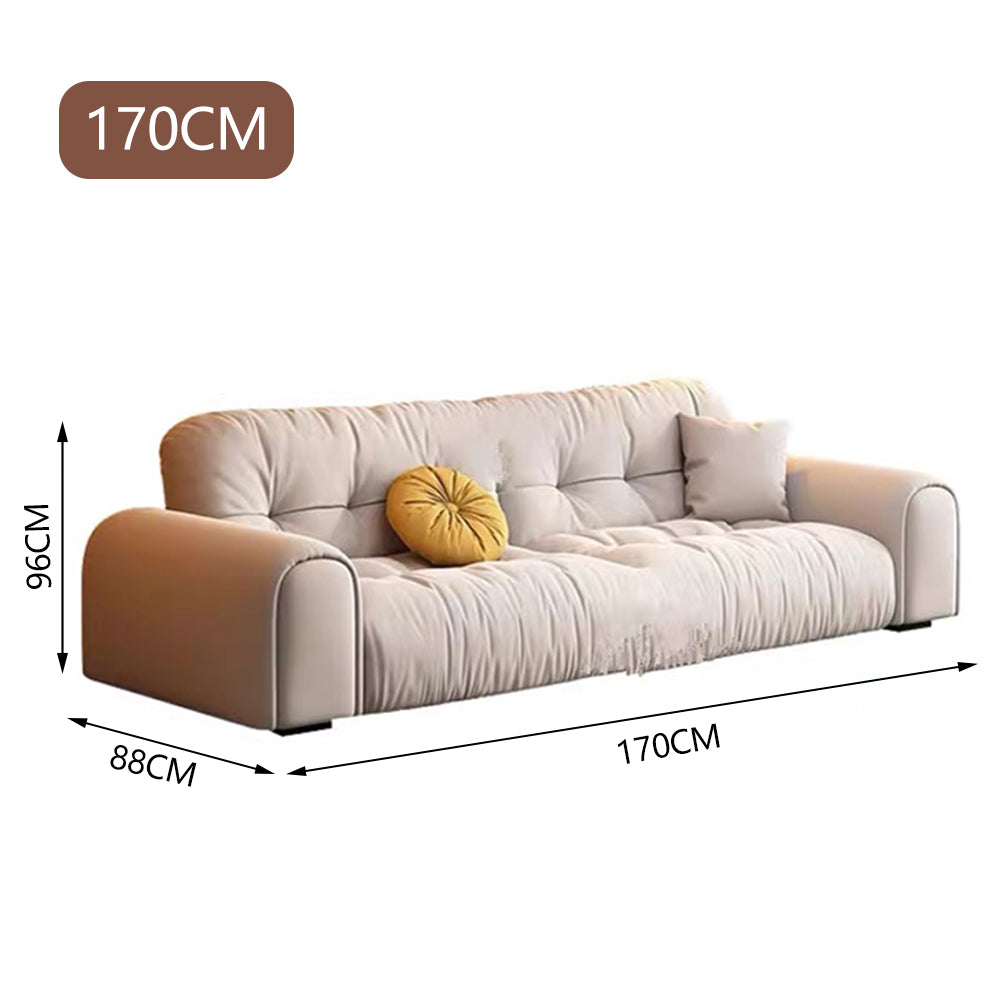 LUXORA S1381 Fashionable Minimalist Style Solid Wood Sofa 170-210cm High-Tech Fabric