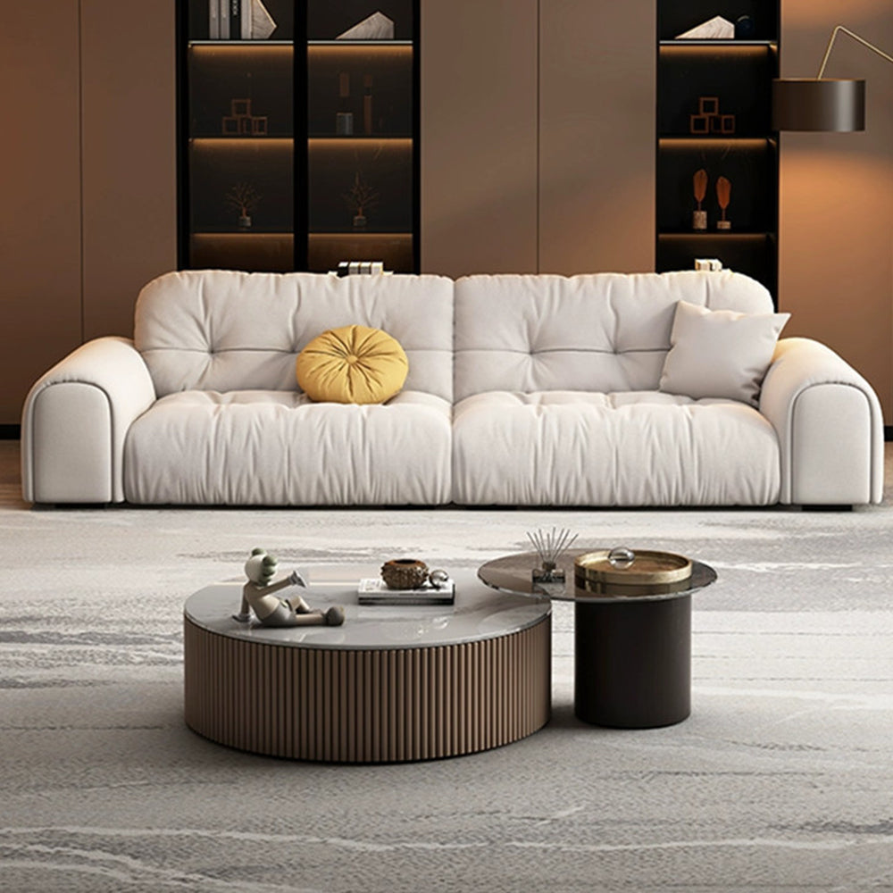 LUXORA S1381 Fashionable Minimalist Style Solid Wood Sofa 170-210cm High-Tech Fabric