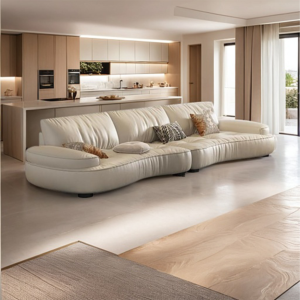 LUXORA S1422 220/260CM Modern Minimalist Style Imported Pine Frame Sofa