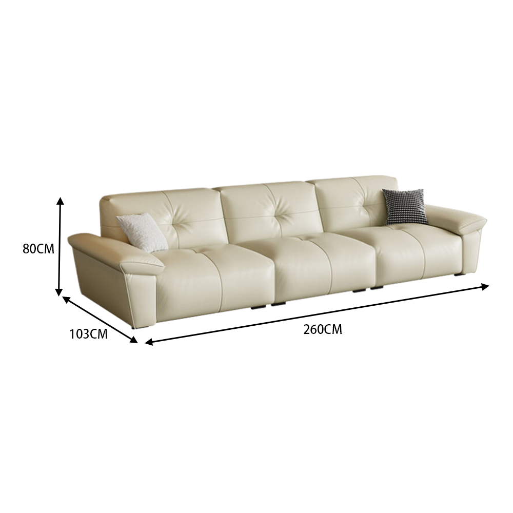 LUXORA S1424 200/260CM Imported Pine Frame Gnocchi Sofa