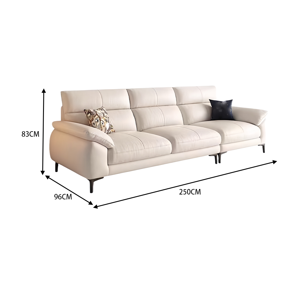 LUXORA S1451 250CM Modern Minimalist Style Imported Pine Frame Sofa
