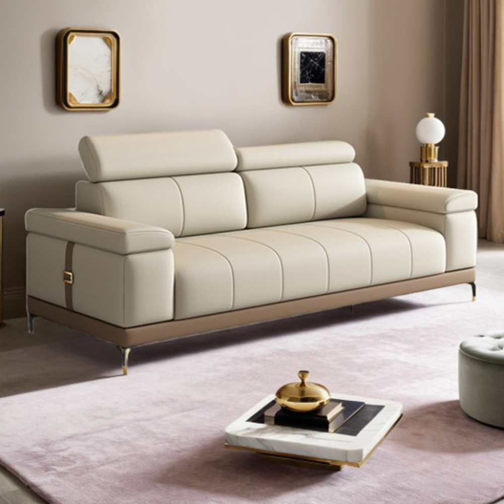 LUXORA S1499 220CM Modern Minimalist Style Imported Pine Frame Sofa