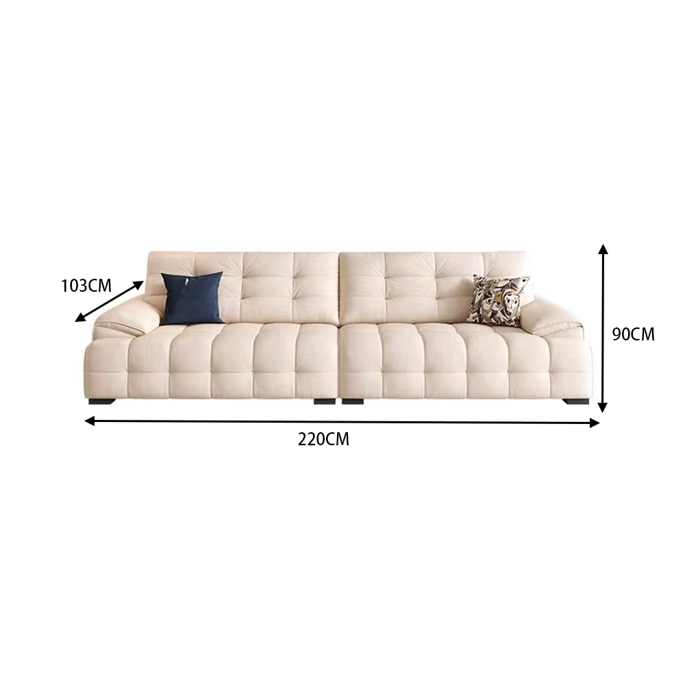 LUXORA S1515 220CM Modern Minimalist Style Imported Pine Frame Sofa