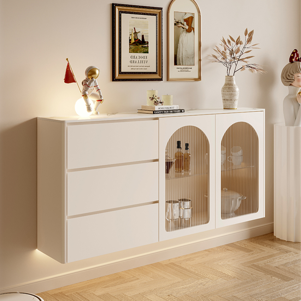 LUXORA SC1022 120/150CM Modern Simple Cream Style Sideboard