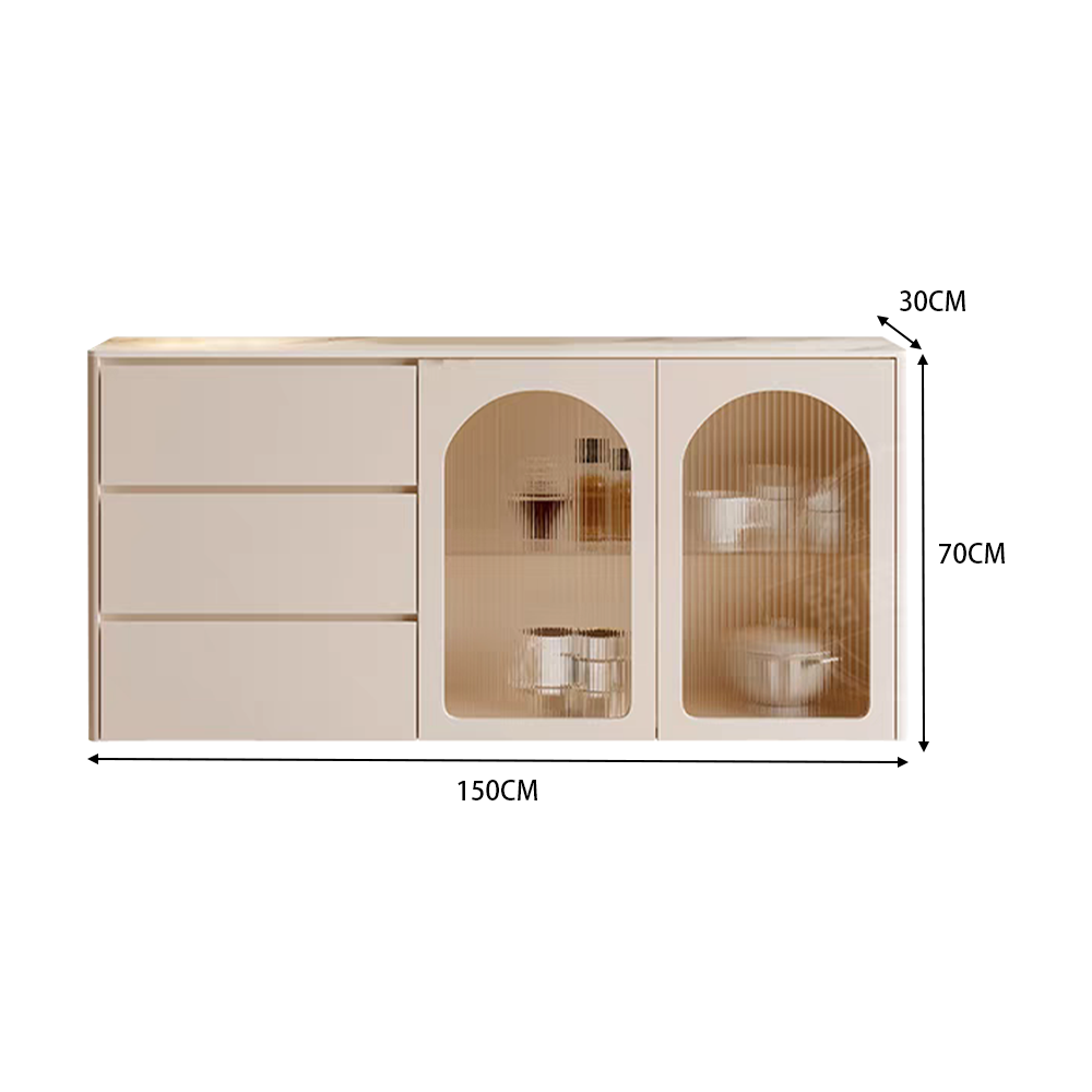 LUXORA SC1022 120/150CM Modern Simple Cream Style Sideboard