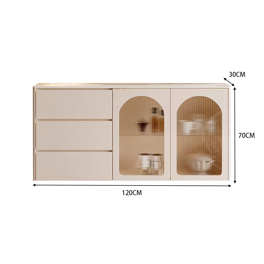 LUXORA SC1022 120/150CM Modern Simple Cream Style Sideboard