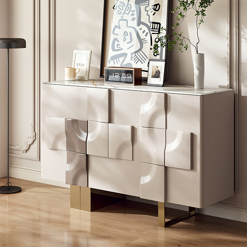 LUXORA SC1023 140/160CM  Light Luxury Stone Countertop Sideboard