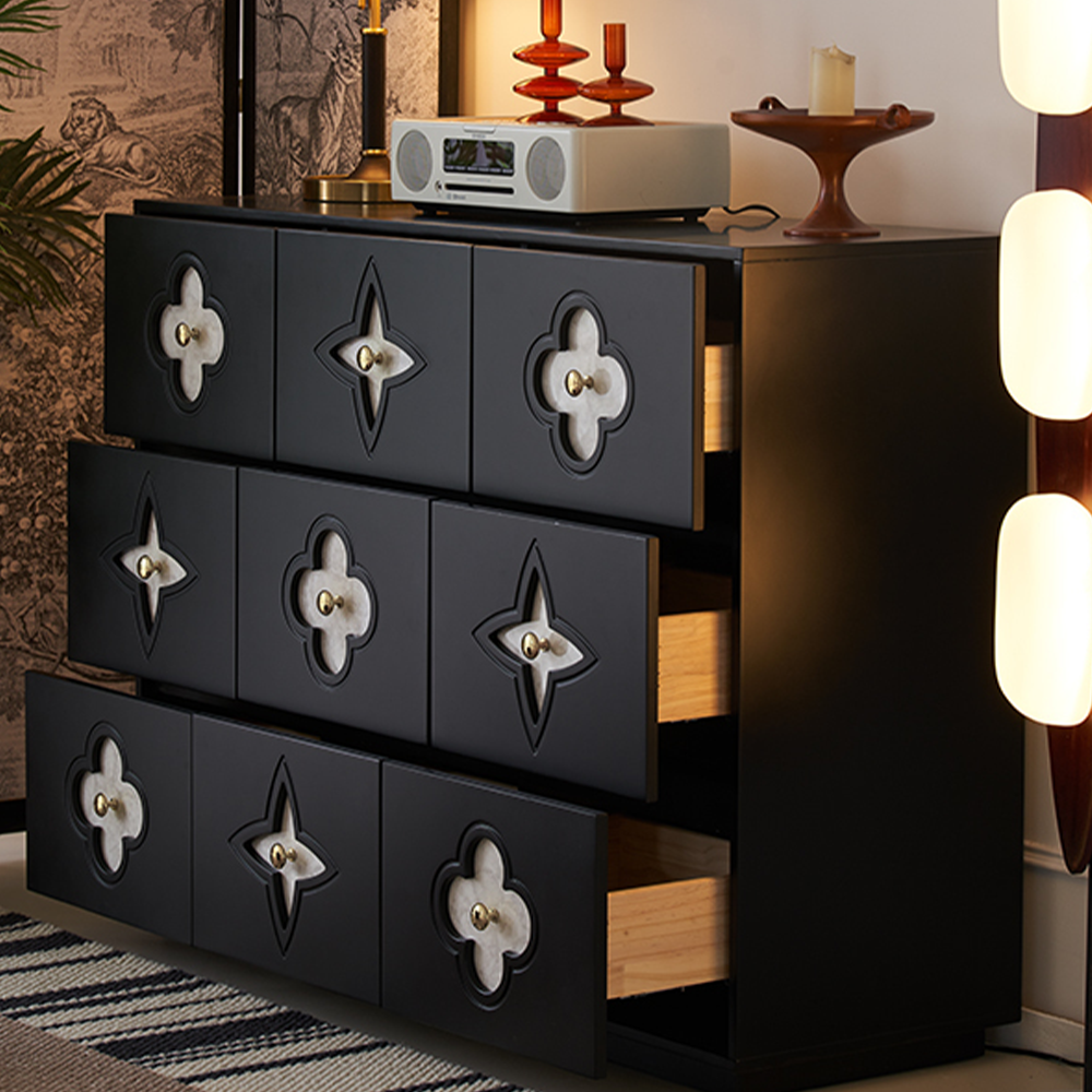 LUXORA SC1026 120CM French Natural Shell Decoration Sideboard