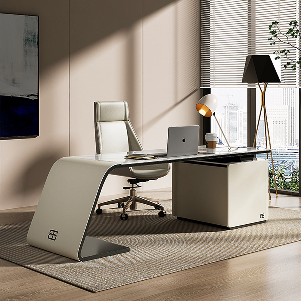 LUXORA WD1002 180/200/220/240cm Minimalist Style Sintered Stone Desk