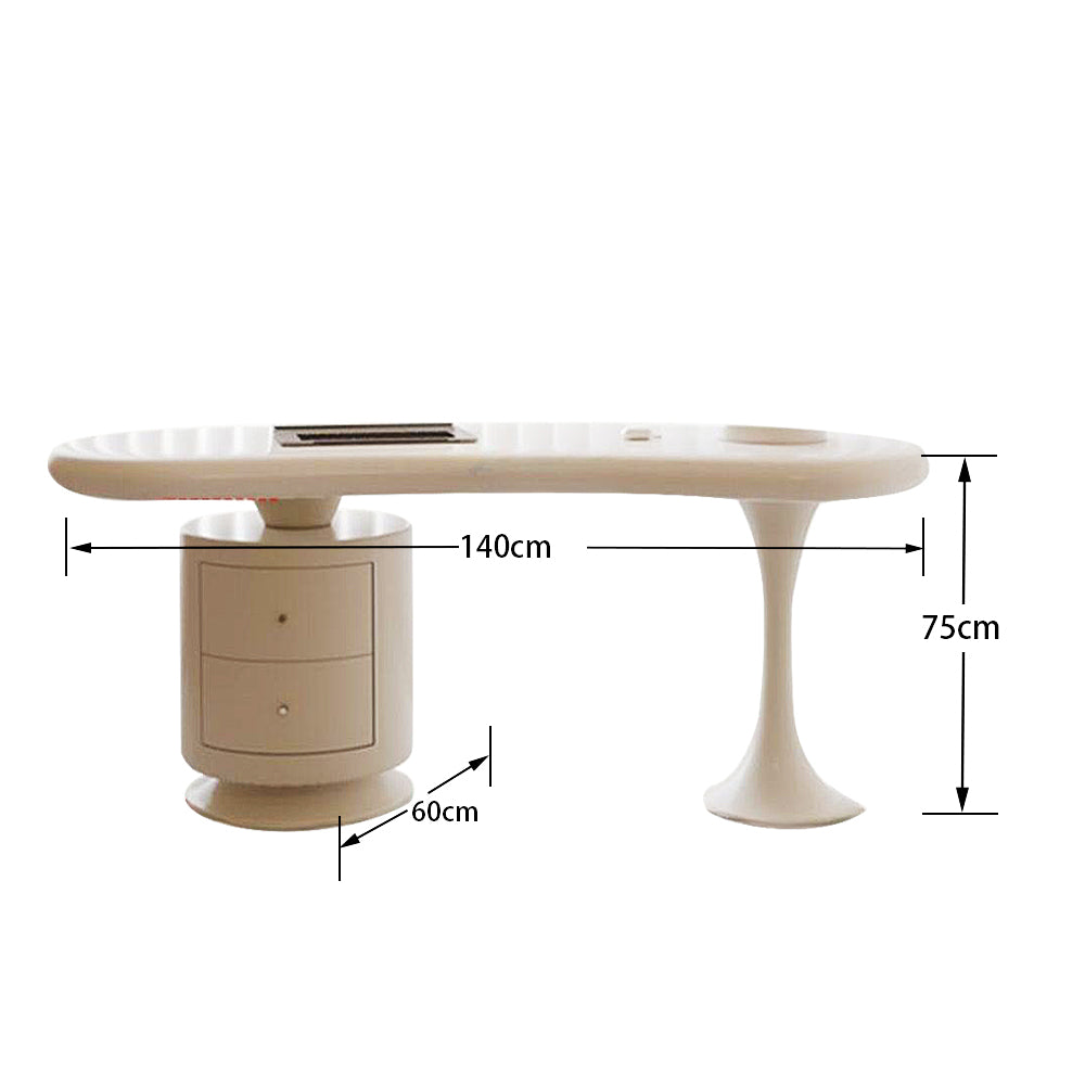 LUXORA WD1004 140/160cm Minimalist Wood Painted Desk