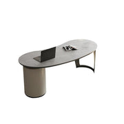 LUXORA WD1024 140/160/180cm Length Office Desk Sintered Stone Tabletop