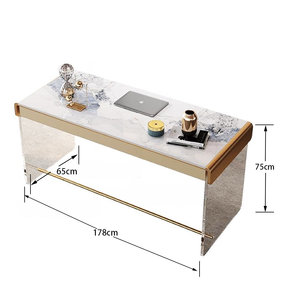 LUXORA WD1027 136/158/178cm Minimalist Style Sintered Stone Desk