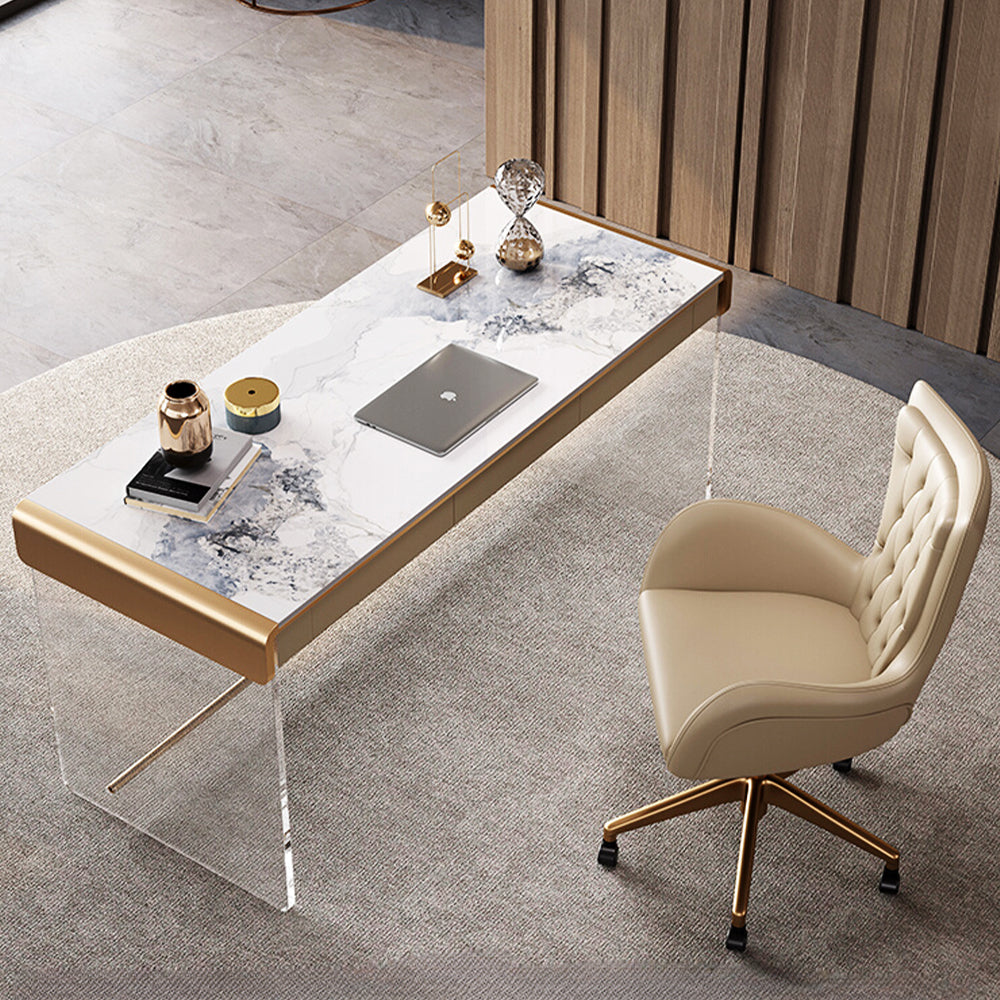 LUXORA WD1027 136/158/178cm Minimalist Style Sintered Stone Desk