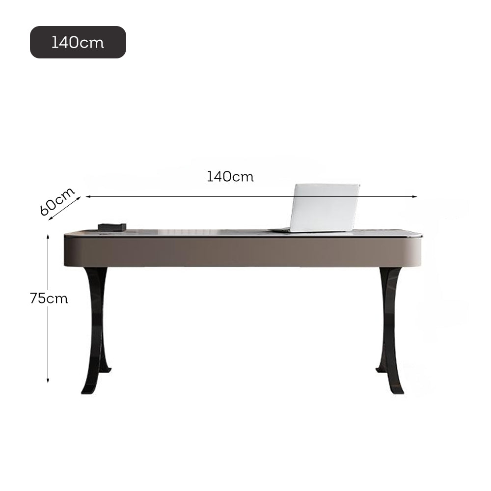 LUXORA WD1028 120/140cm Length Office Desk Sintered Stone Tabletop
