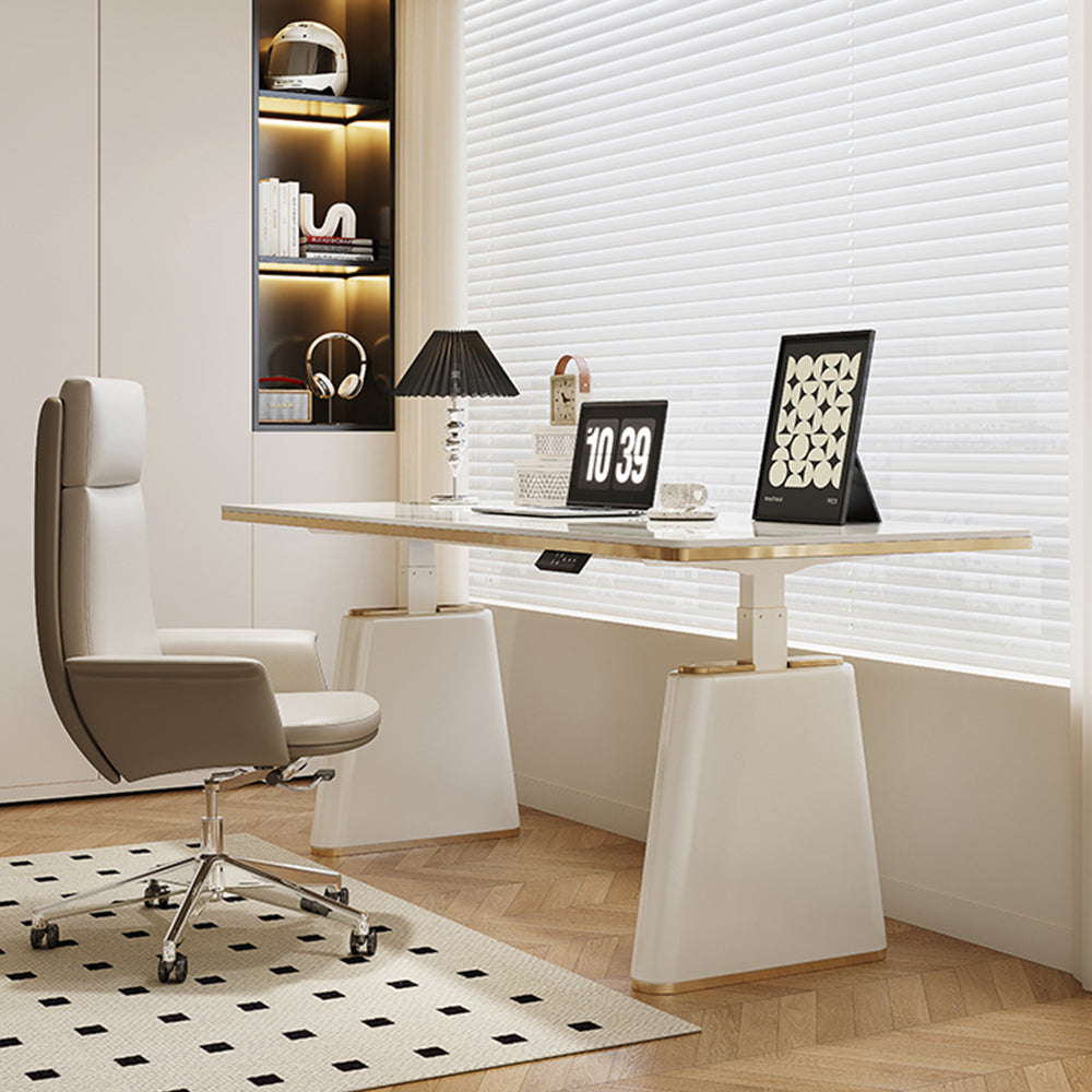 LUXORA WD1029 140/160/180cm Length Office Desk Height Adjustable