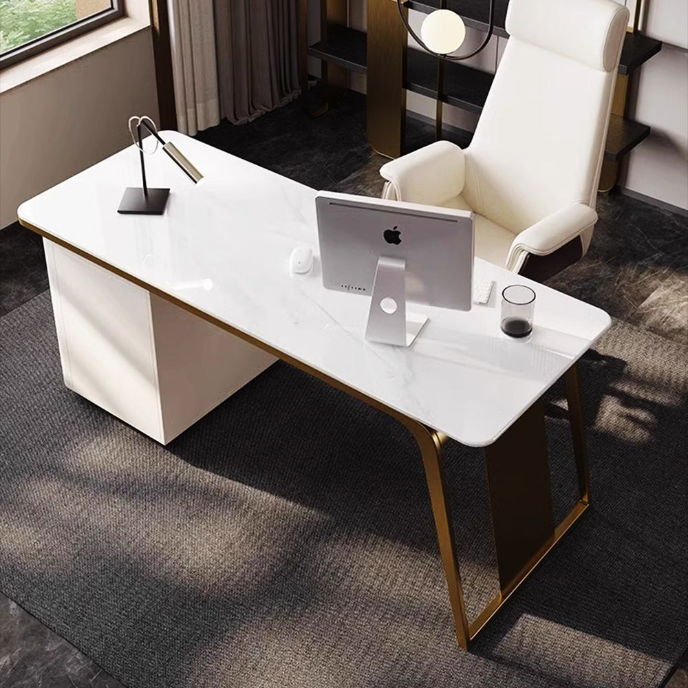 LUXORA WD1031 140/160/180cm Minimalist Style Sintered Stone Desk