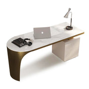 LUXORA WD1035 140/160/180cm Minimalist Style Sintered Stone Desk