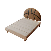 LUXORA 120/135/150/180cm Solid Wood Frame Children'S Basketball Bed