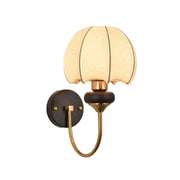 LIVARA 12W LED Wall Lamp Three-Color Dimmable Modern Magic Bean Design Fabric Shade Decorative Light