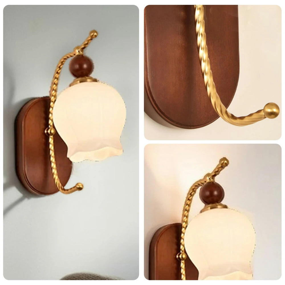 LIVARA 12W Romantic Chime LED Wall Lamp Three-Color Dimmable Eye-Protection Light Modern Decorative Design