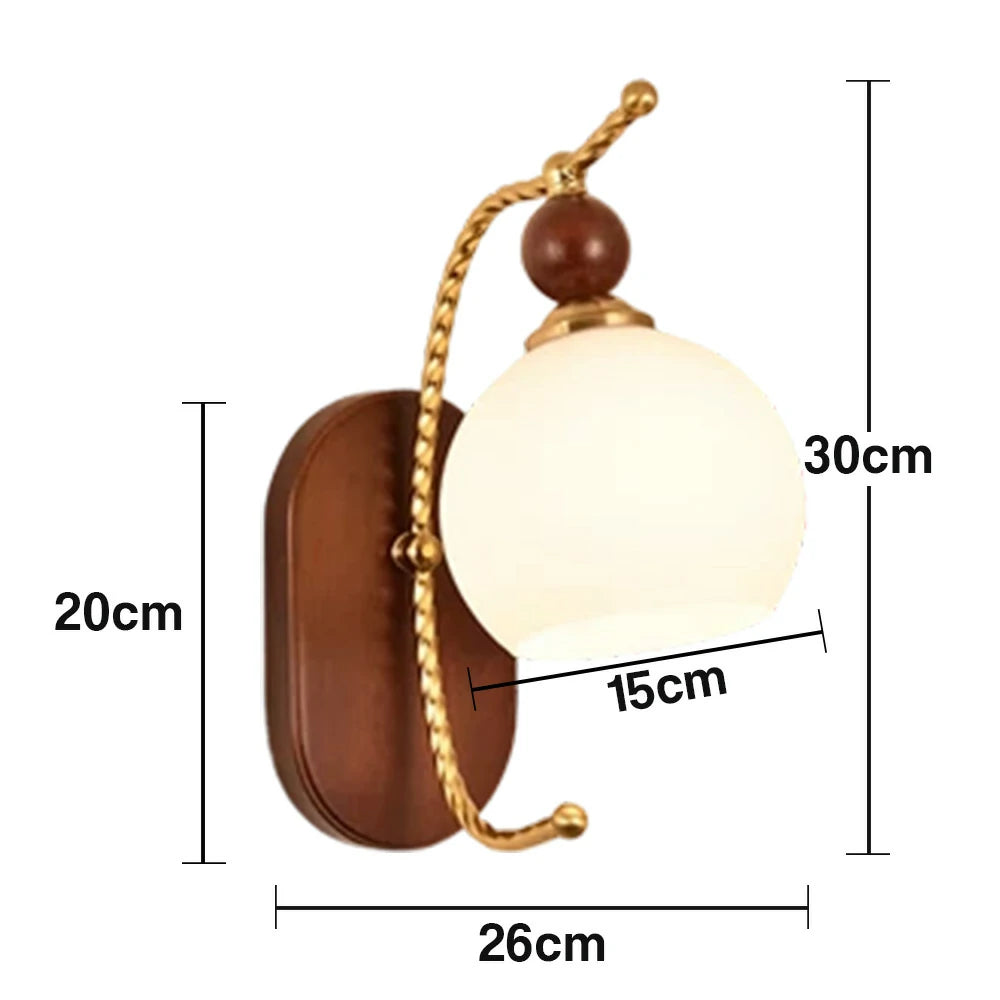 LIVARA 12W White Jade LED Wall Lamp Three-Color Dimmable Eye-Protection Light Modern Decorative Design