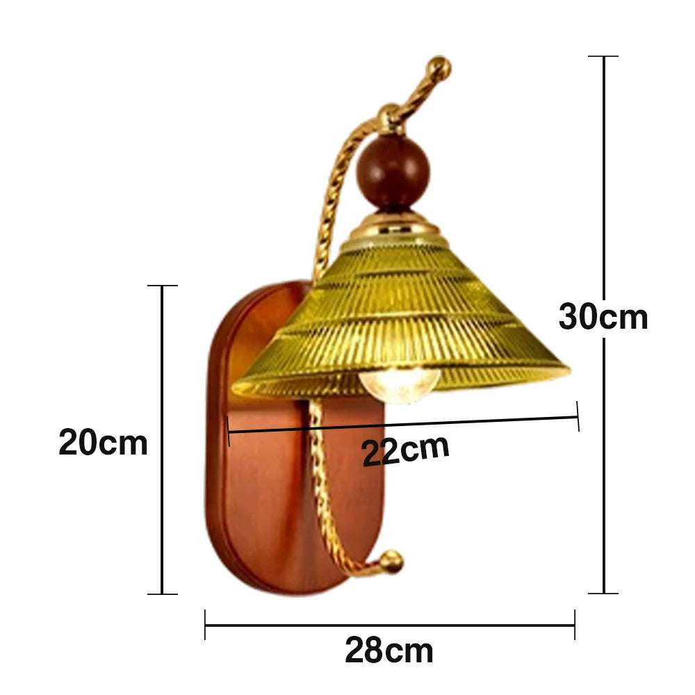 LIVARA 12W Pagoda LED Wall Lamp Three-Color Dimmable Eye-Protection Light Modern Decorative Design - Green