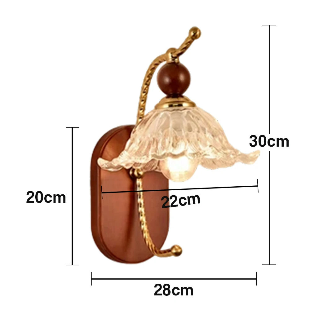 LIVARA 12W Flower LED Wall Lamp Three-Color Dimmable Eye-Protection Light Modern Decorative Design