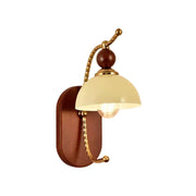 LIVARA 12W Iron Half-Moon LED Wall Lamp Three-Color Dimmable Eye-Protection Light Modern Decorative Design