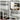 LIVARA Bookshelf Office Desk and Chair Set 100/120/140cm 2-in-1 Space-Saving Design, Thickened Panels, Steel Frame - Grey