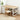 LIVARA Office Desk and Chair Set 100/120/140cm Space-Saving Design, Thickened Panels, Stable U-Legs, Rounded Edge - Wood