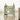 LIVARA Storage Rack with Solid Wood Top, Robot Vacuum Compatible Base, Partition Design, Lockable Casters – Durable & Space-Saving - Green