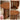 LIVARA Coffee Table with Storage, Solid Wood Frame, Handwoven Rattan Panels, Rounded Corners, Reinforced Legs - Brown