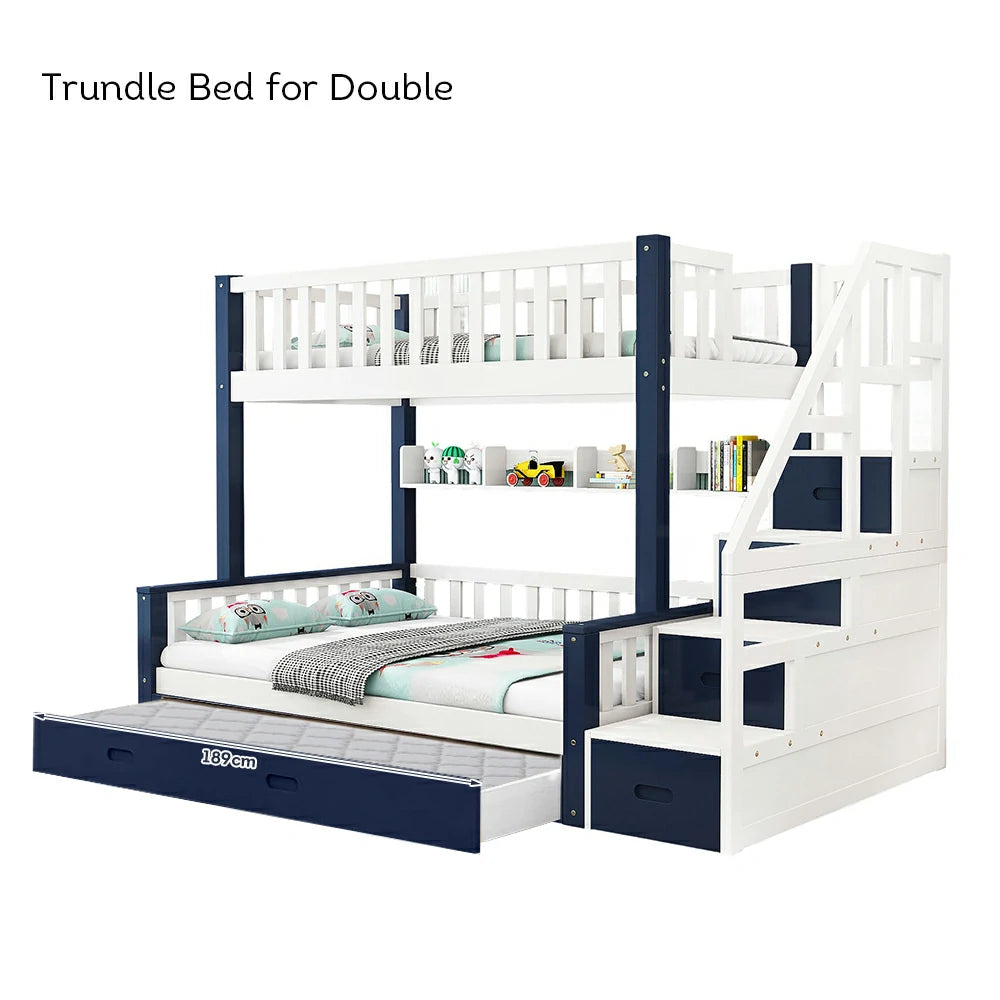 Trundle Only! LIVARA Space-Saving Trundle Bed Frame for SF01 Bunk Bed