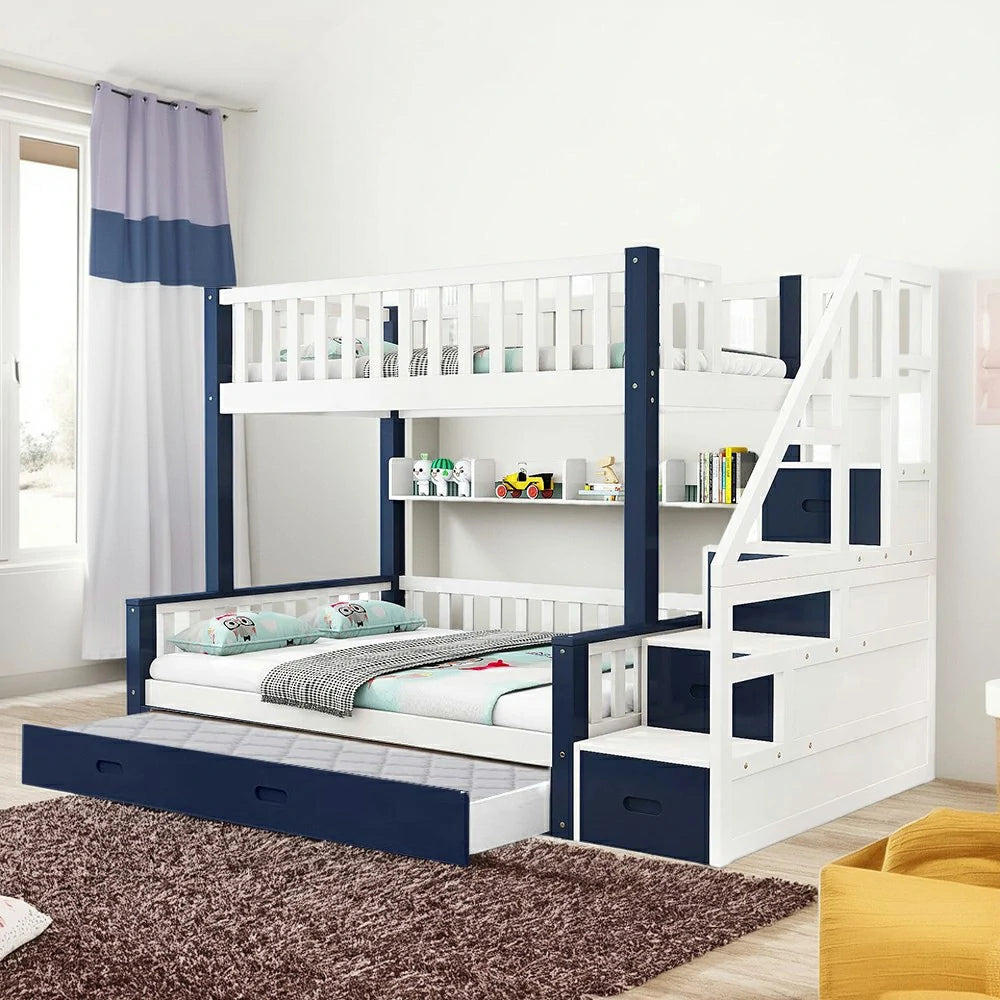 Trundle Only! LIVARA Space-Saving Trundle Bed Frame for SF01 Bunk Bed