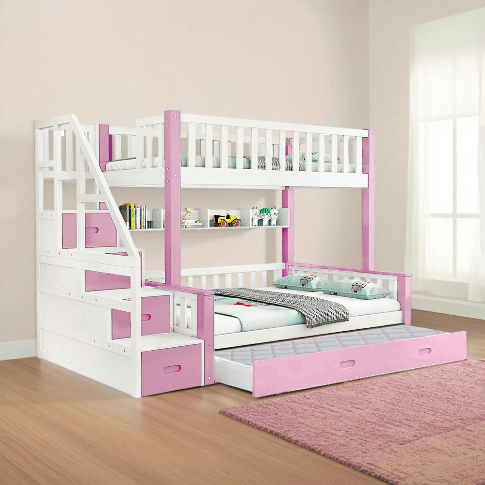 Trundle Only! LIVARA Space-Saving Trundle Bed Frame for SF01 Bunk Bed