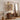 LIVARA 1121 Freestanding Clothes Rack, Multi-Functional Storage & Clothing Stand, Solid Wood & Stainless Steel, Glass Door & Swivel Casters - Wood