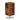 LIVARA 1122 Bedside Cabinet, Rotatable Storage Design, Full Solid Walnut Wood, Stainless Steel Base - Easy Access Storage